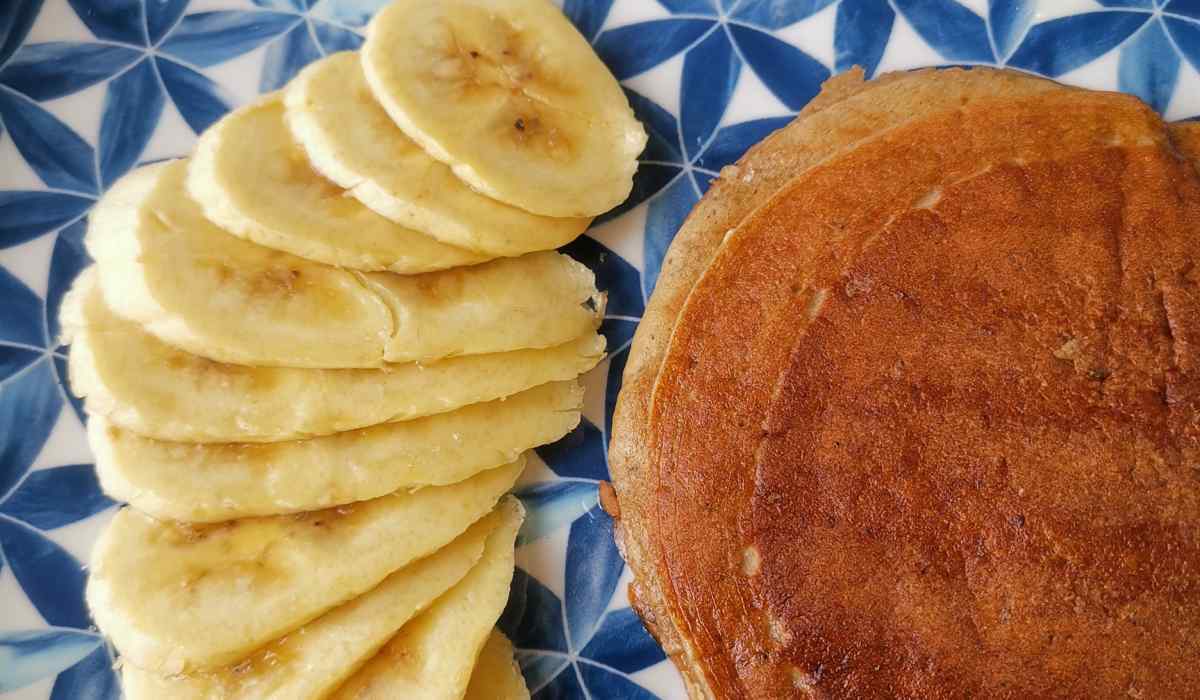 8 grains banana pancake